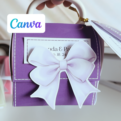 Mug Holder for Favors and Giveaways Editable in Canva