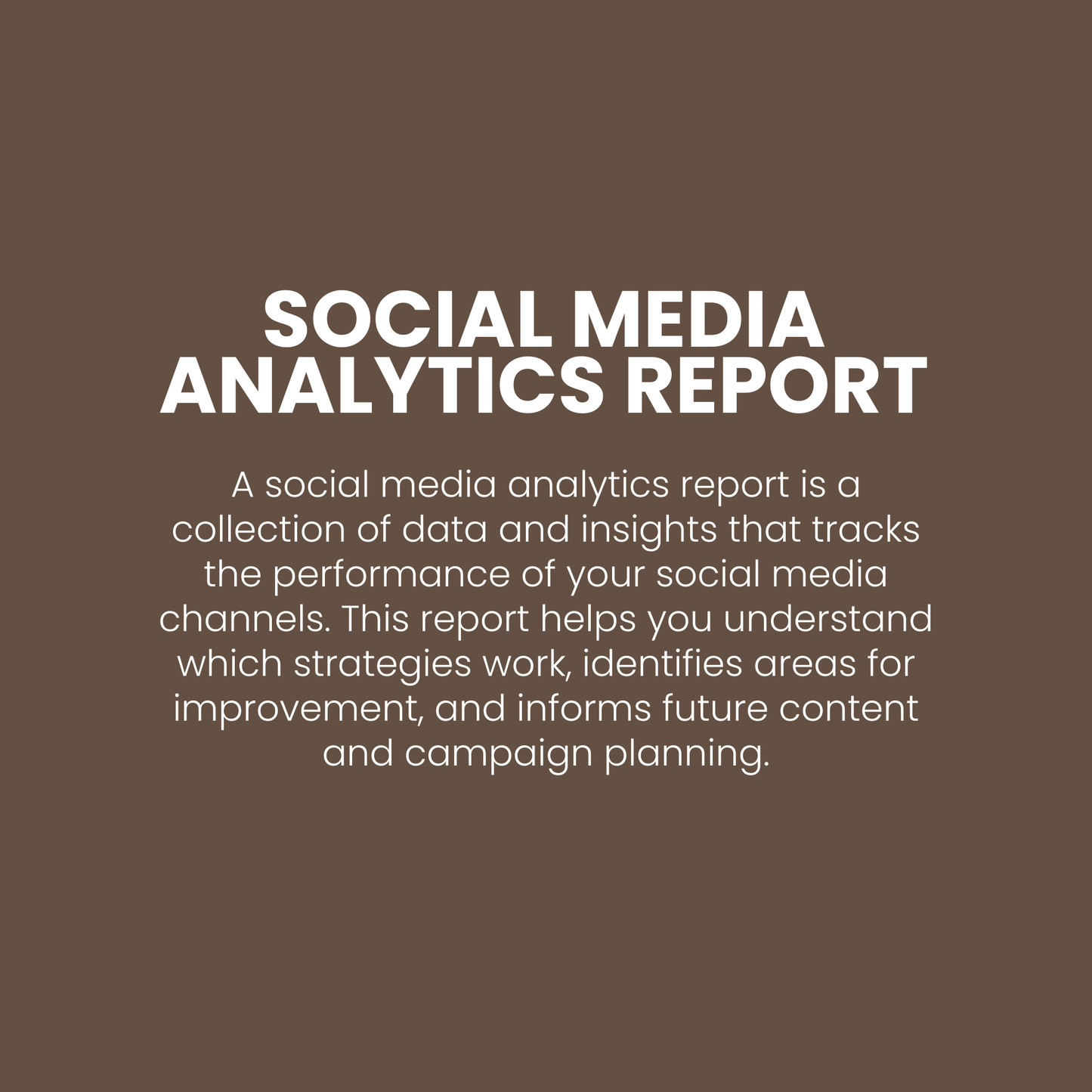 Social Media Analytics Report Template